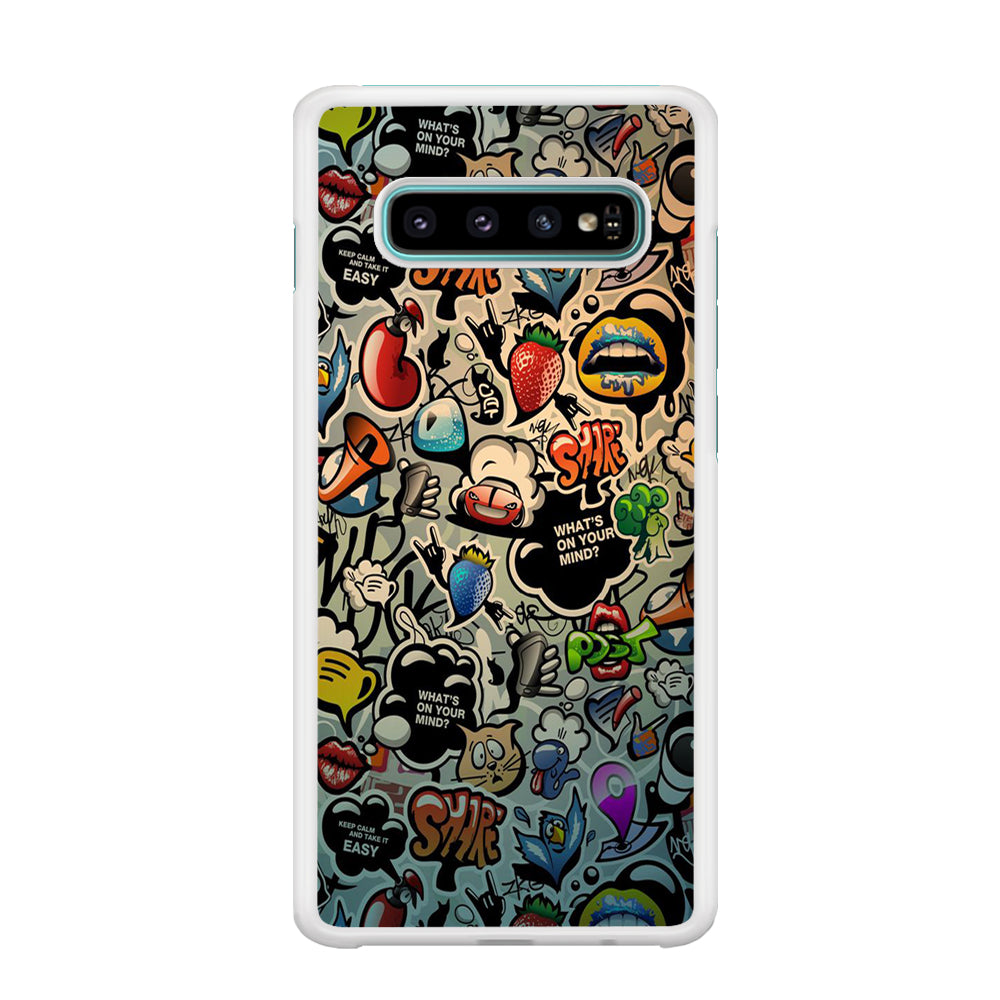 Doodle 004 Samsung Galaxy S10 Plus Case