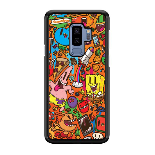 Doodle Art 005 Samsung Galaxy S9 Plus Case-Plastic / Full Wrap (3D Case)-Xtracase