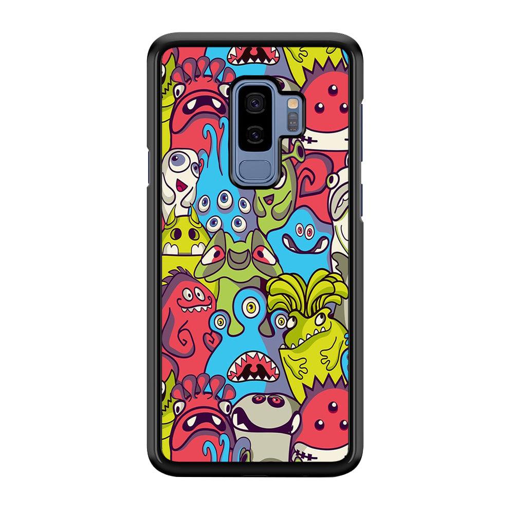 Doodle Art 006 Samsung Galaxy S9 Plus Case-Plastic / Full Wrap (3D Case)-Xtracase