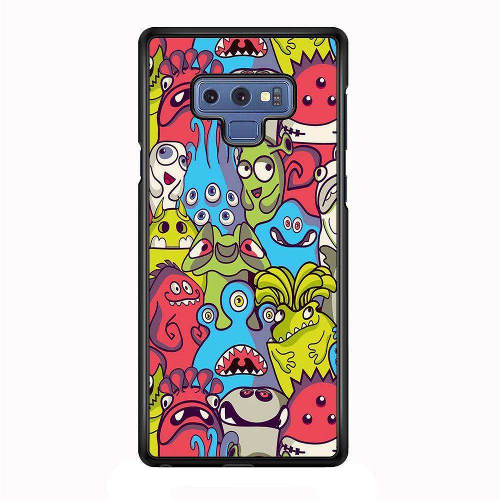 Doodle Art 006 Samsung Galaxy Note 9 Case-Plastic / Full Wrap (3D Case)-Xtracase