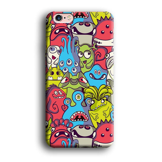 Doodle Art 006 iPhone 6 | 6s Case-Plastic / Full Wrap (3D Case)-Xtracase