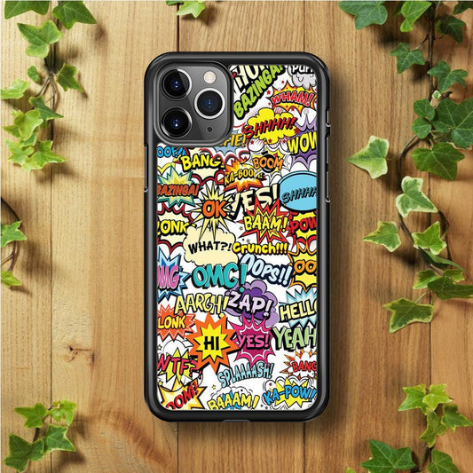 Doodle Art 011 iPhone 11 Pro Max Case-Rubber / Black (2D Case)-Xtracase