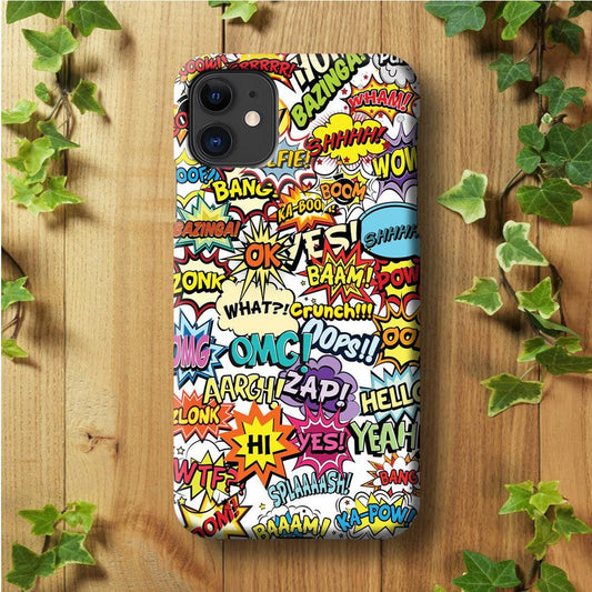 Doodle Art 011 iPhone 11 Case-Plastic / Full Wrap (3D Case)-Xtracase
