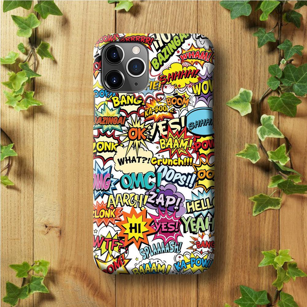 Doodle Art 011 iPhone 11 Pro Max Case-Plastic / Full Wrap (3D Case)-Xtracase