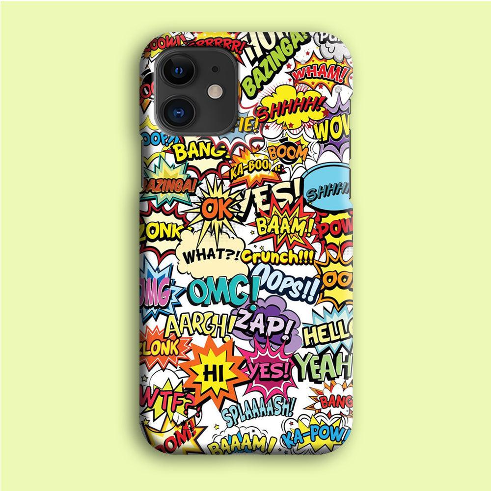 Doodle Art 011 iPhone 12 Mini Case-Plastic / Full Wrap (3D Case)-Xtracase