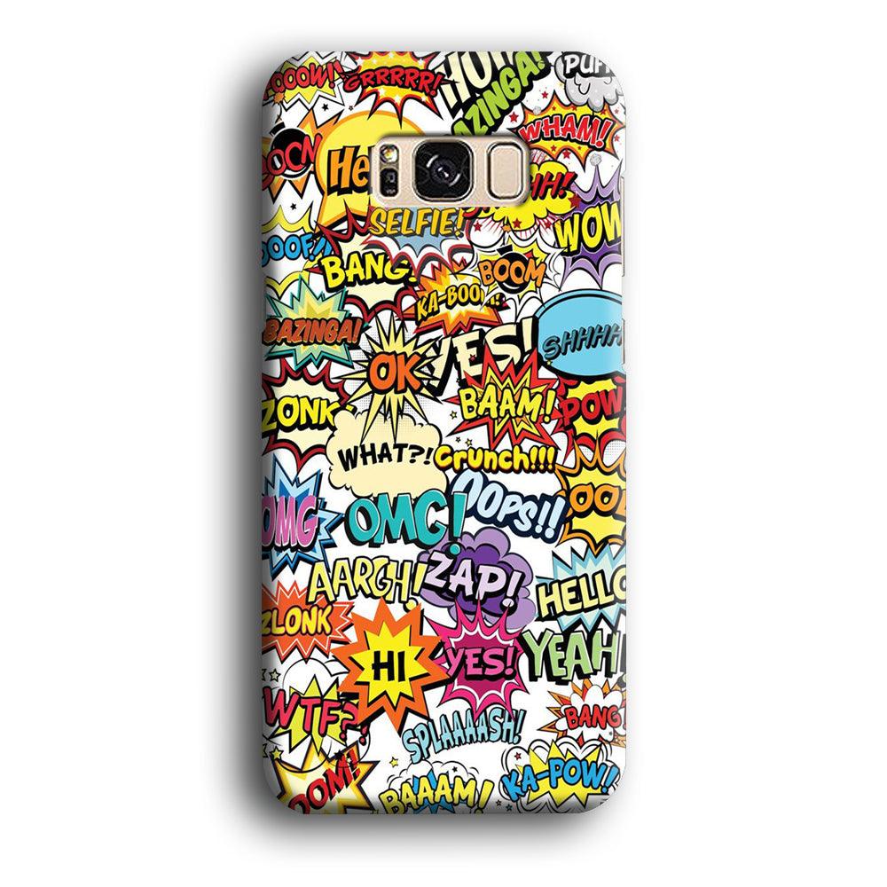 Doodle Art 011 Samsung Galaxy S8 3D Case-Xtracase