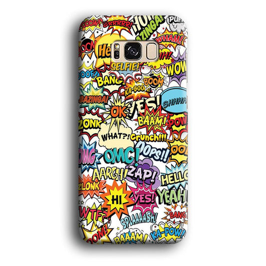 Doodle Art 011 Samsung Galaxy S8 3D Case-Xtracase