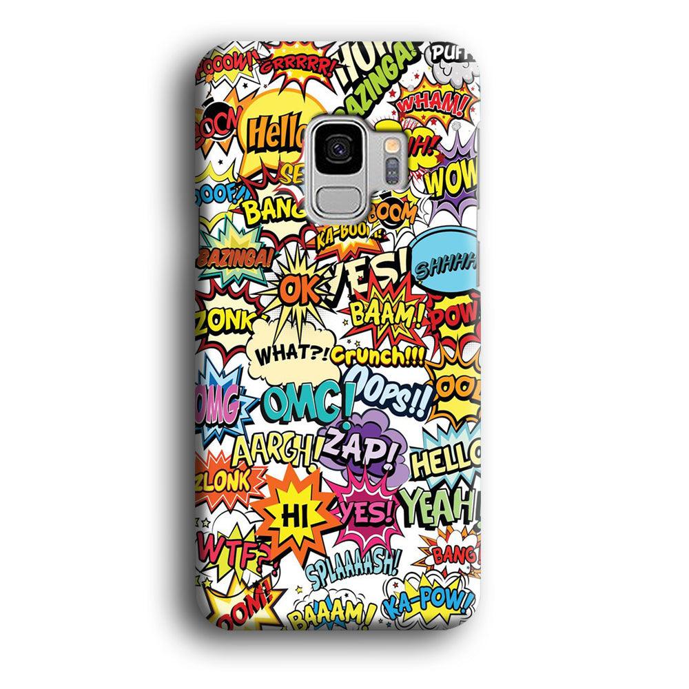 Doodle Art 011 Samsung Galaxy S9 3D Case-Xtracase