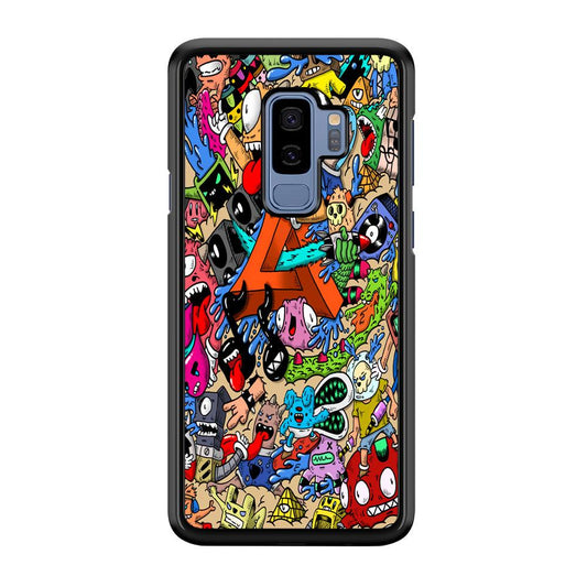 Doodle Art Unique Monsters Samsung Galaxy S9 Plus Case-Plastic / Full Wrap (3D Case)-Xtracase