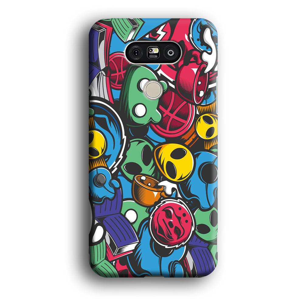 Doodle 001 LG G5 3D Case-Xtracase