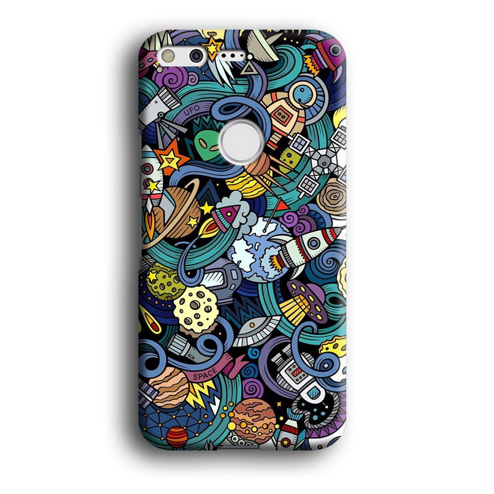 Doodle 002 Google Pixel XL 3D Case-Xtracase