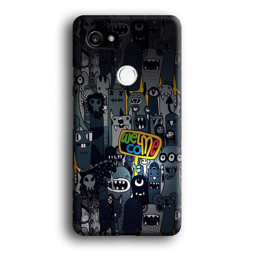 Doodle 003 Google Pixel 2 XL 3D Case-Xtracase