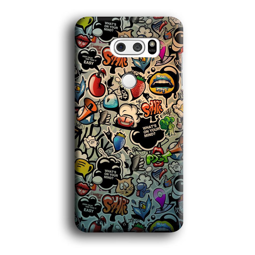 Doodle 004 LG V30 3D Case-Xtracase