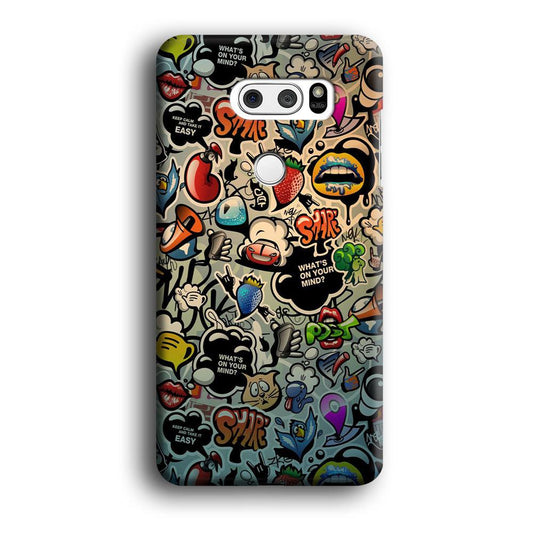 Doodle 004 LG V30 3D Case-Xtracase