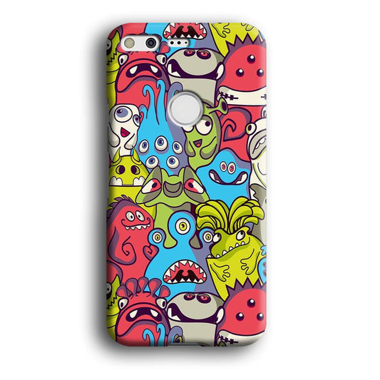 Doodle Art 006 Google Pixel XL 3D Case-Xtracase