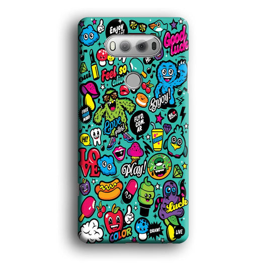 Doodle Art 007 LG V20 3D Case-Xtracase