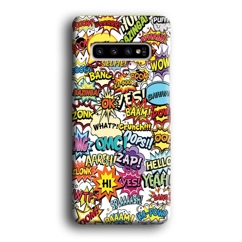 Doodle Art 011 Samsung Galaxy S10 3D Case-Xtracase