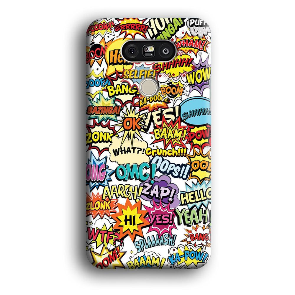 Doodle Art 011 LG G5 3D Case-Xtracase