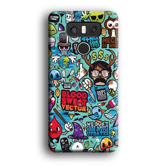 Doodle Art 013 LG G6 3D Case-Xtracase