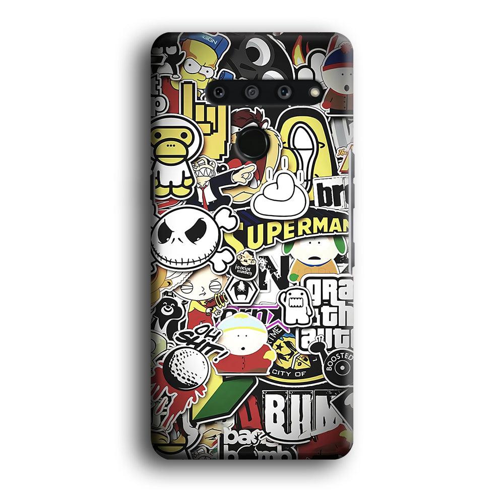 Doodle Art 014 LG V50 3D Case-Xtracase