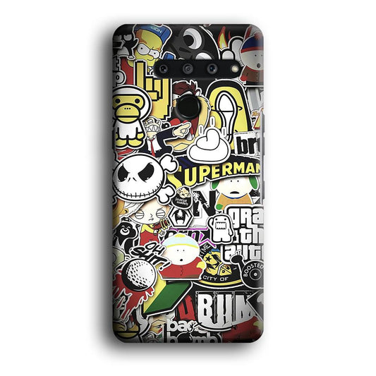 Doodle Art 014 LG V50 3D Case-Xtracase