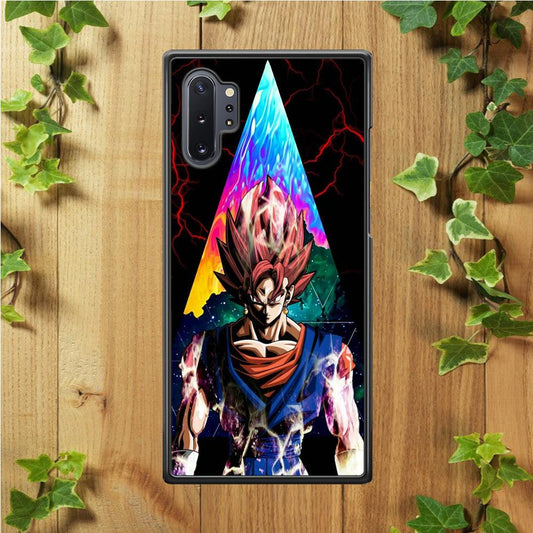 Dragon Ball - Goku 004 Samsung Galaxy Note 10 Plus Case-Rubber / White (2D Case)-Xtracase