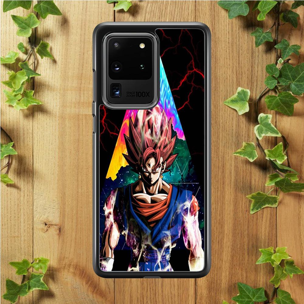 Dragon Ball - Goku 004 Samsung Galaxy S20 Ultra Case-Rubber / White (2D Case)-Xtracase