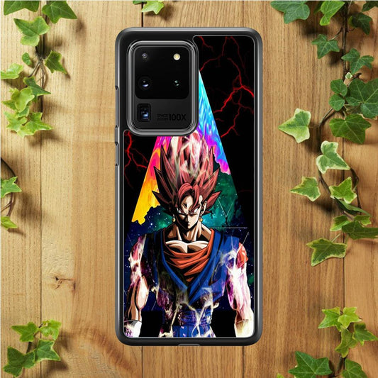 Dragon Ball - Goku 004 Samsung Galaxy S20 Ultra Case-Rubber / White (2D Case)-Xtracase