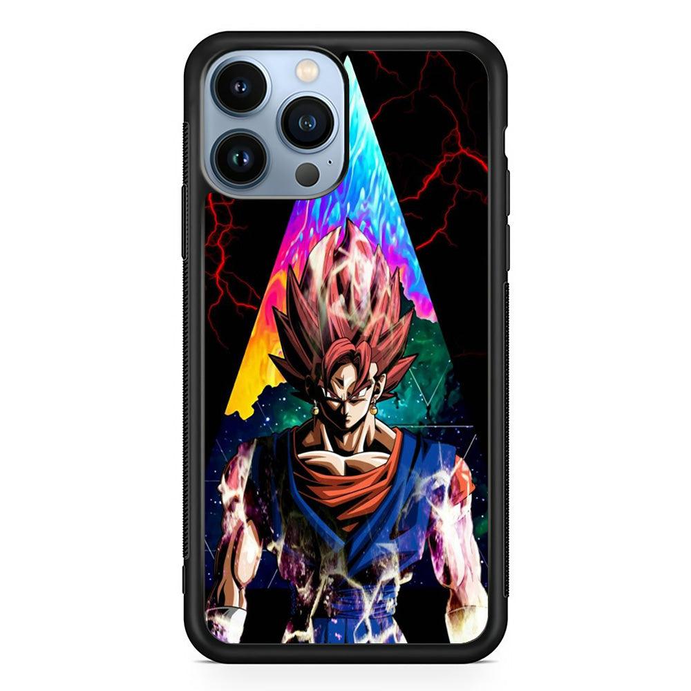 Dragon Ball - Goku 004 iPhone 13 Pro Case-Rubber / Black (2D Case)-Xtracase