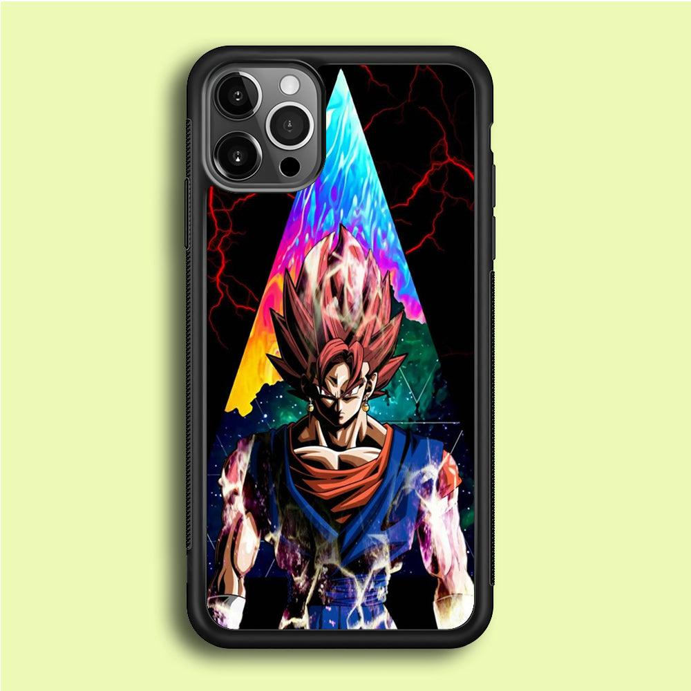 Dragon Ball - Goku 004 iPhone 12 Pro Max Case-Rubber / Black (2D Case)-Xtracase