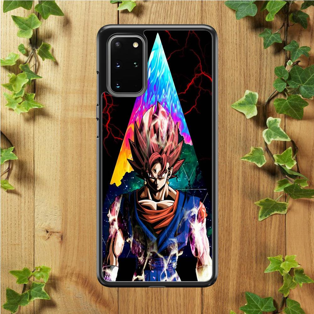 Dragon Ball - Goku 004 Samsung Galaxy S20 Plus Case-Rubber / White (2D Case)-Xtracase