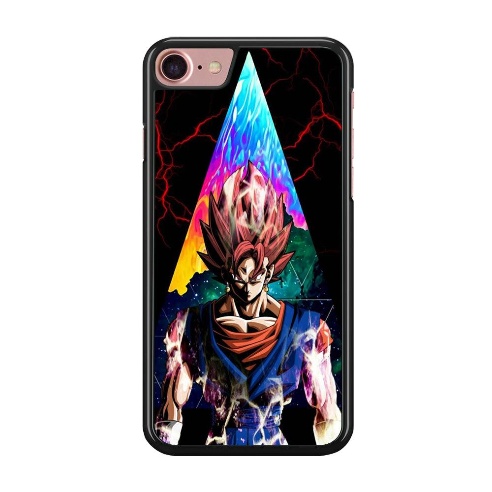 Dragon Ball - Goku 004 iPhone SE 2020 Case-Rubber / Black (2D Case)-Xtracase