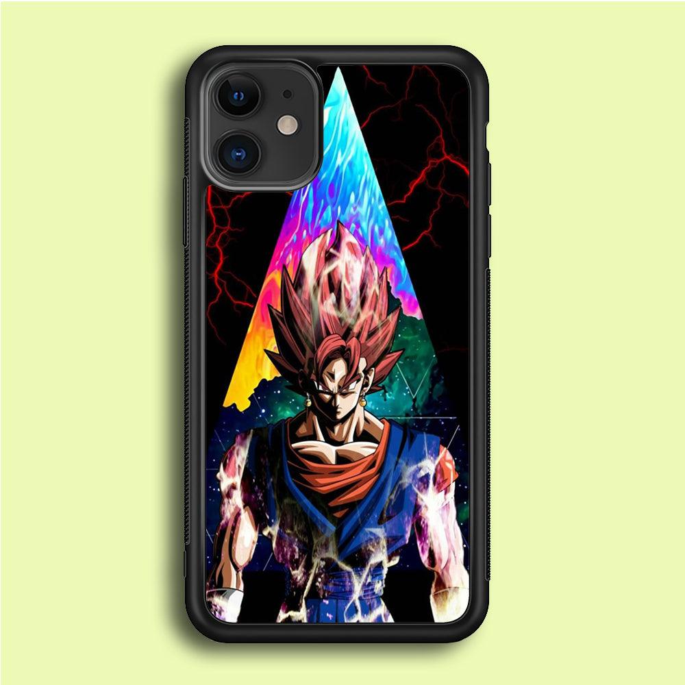 Dragon Ball - Goku 004 iPhone 12 Mini Case-Rubber / Black (2D Case)-Xtracase