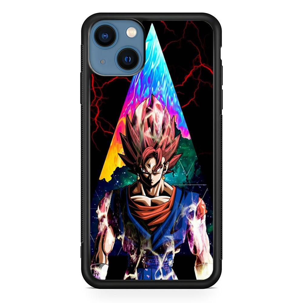Dragon Ball - Goku 004 iPhone 13 Case-Rubber / Black (2D Case)-Xtracase