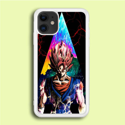 Dragon Ball - Goku 004 iPhone 12 Case-Rubber / White (2D Case)-Xtracase