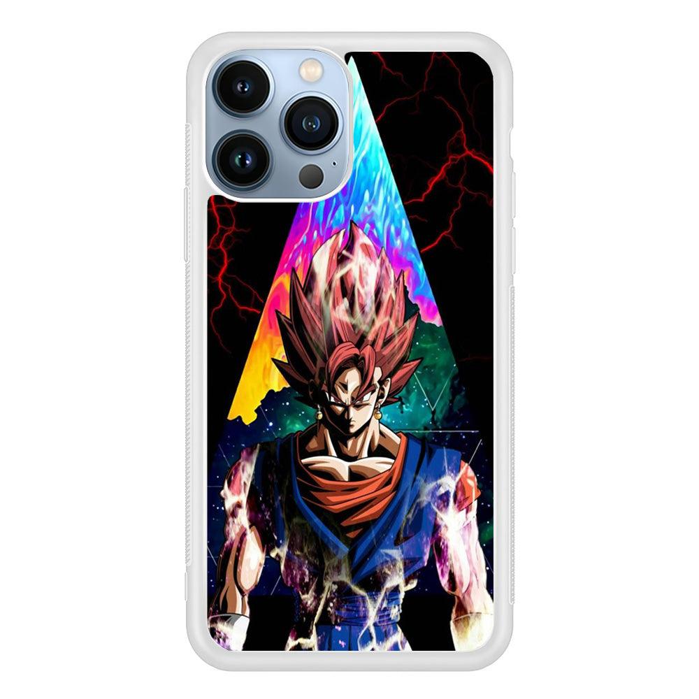 Dragon Ball - Goku 004 iPhone 13 Pro Max Case-Rubber / White (2D Case)-Xtracase