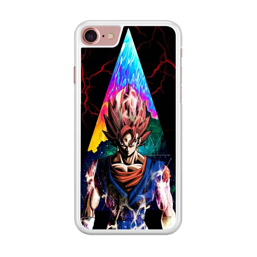 Dragon Ball - Goku 004 iPhone SE 2020 Case-Rubber / White (2D Case)-Xtracase
