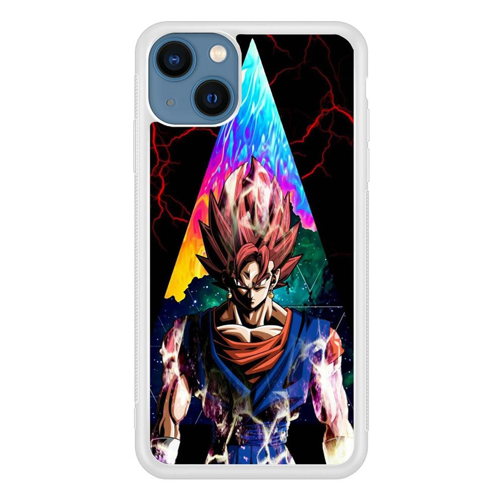 Dragon Ball - Goku 004 iPhone 13 Case-Rubber / White (2D Case)-Xtracase