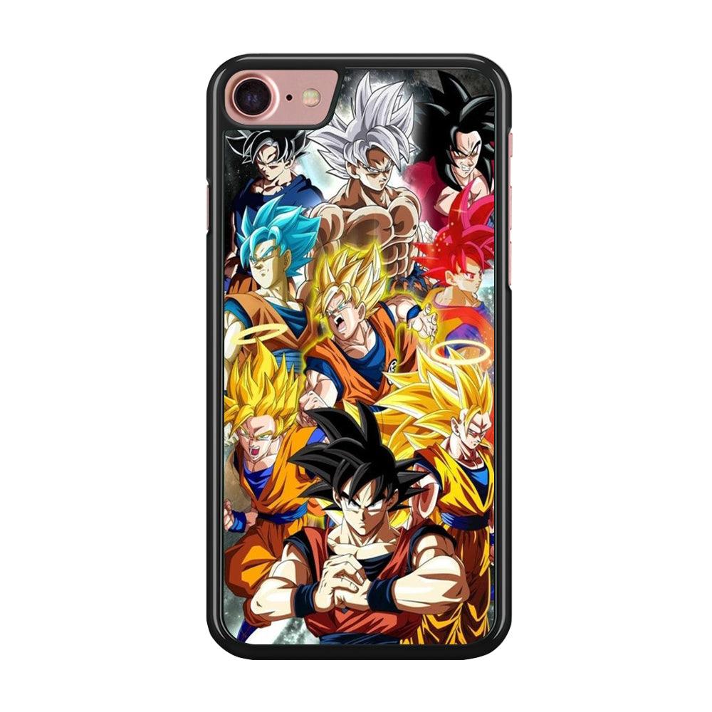Dragon Ball - Goku 006 iPhone SE 2020 Case-Rubber / Black (2D Case)-Xtracase