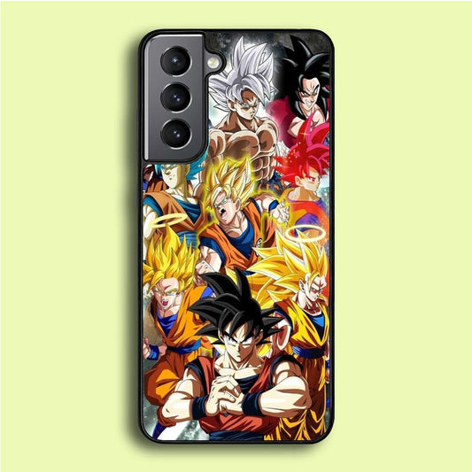 Dragon Ball - Goku 006 Samsung Galaxy S21 Plus Case-Plastic / Full Wrap (3D Case)-Xtracase