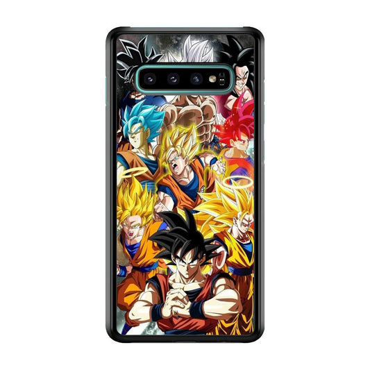 Dragon Ball - Goku 006 Samsung Galaxy S10 Case-Plastic / Full Wrap (3D Case)-Xtracase