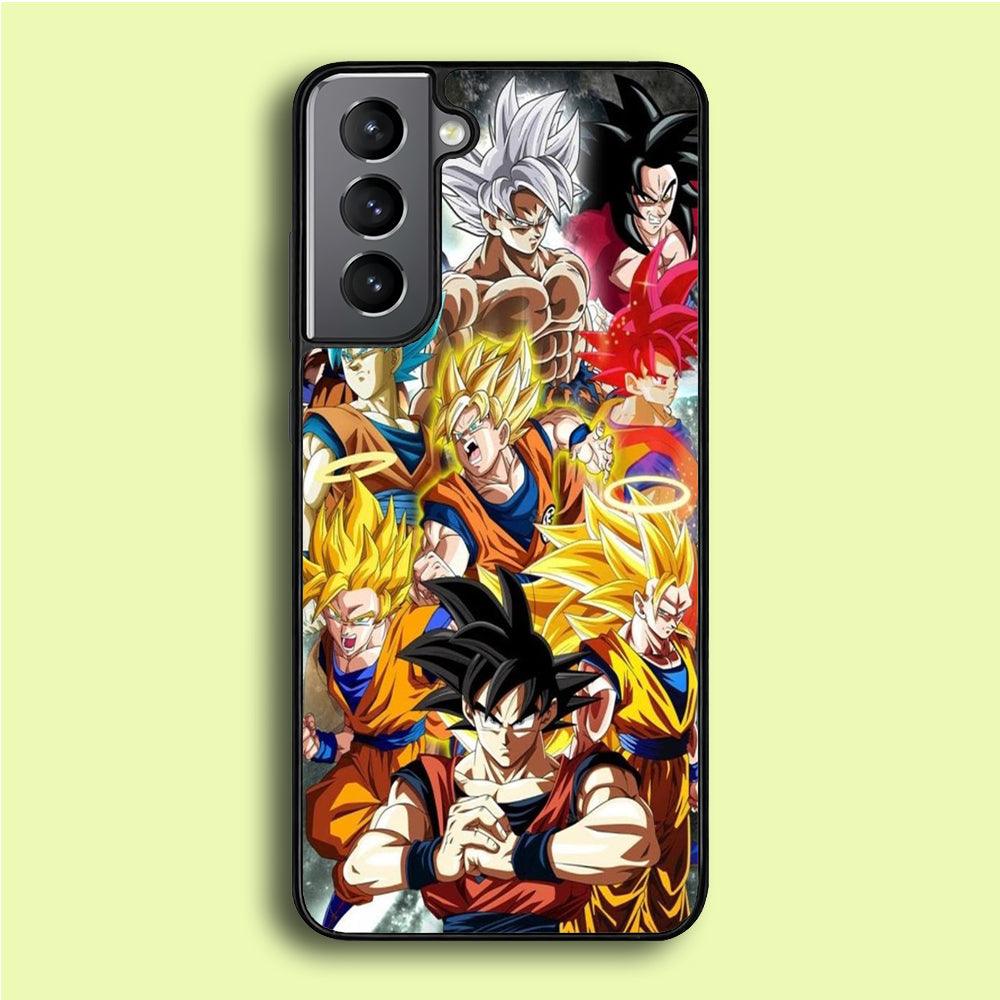 Dragon Ball - Goku 006 Samsung Galaxy S21 Case-Plastic / Full Wrap (3D Case)-Xtracase