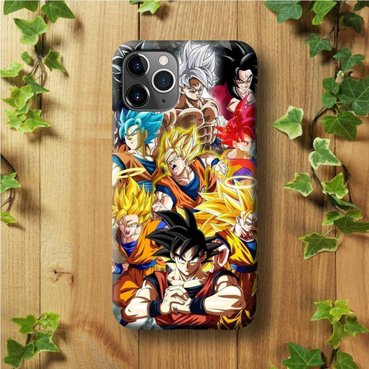 Dragon Ball - Goku 006 iPhone 11 Pro Case-Plastic / Full Wrap (3D Case)-Xtracase