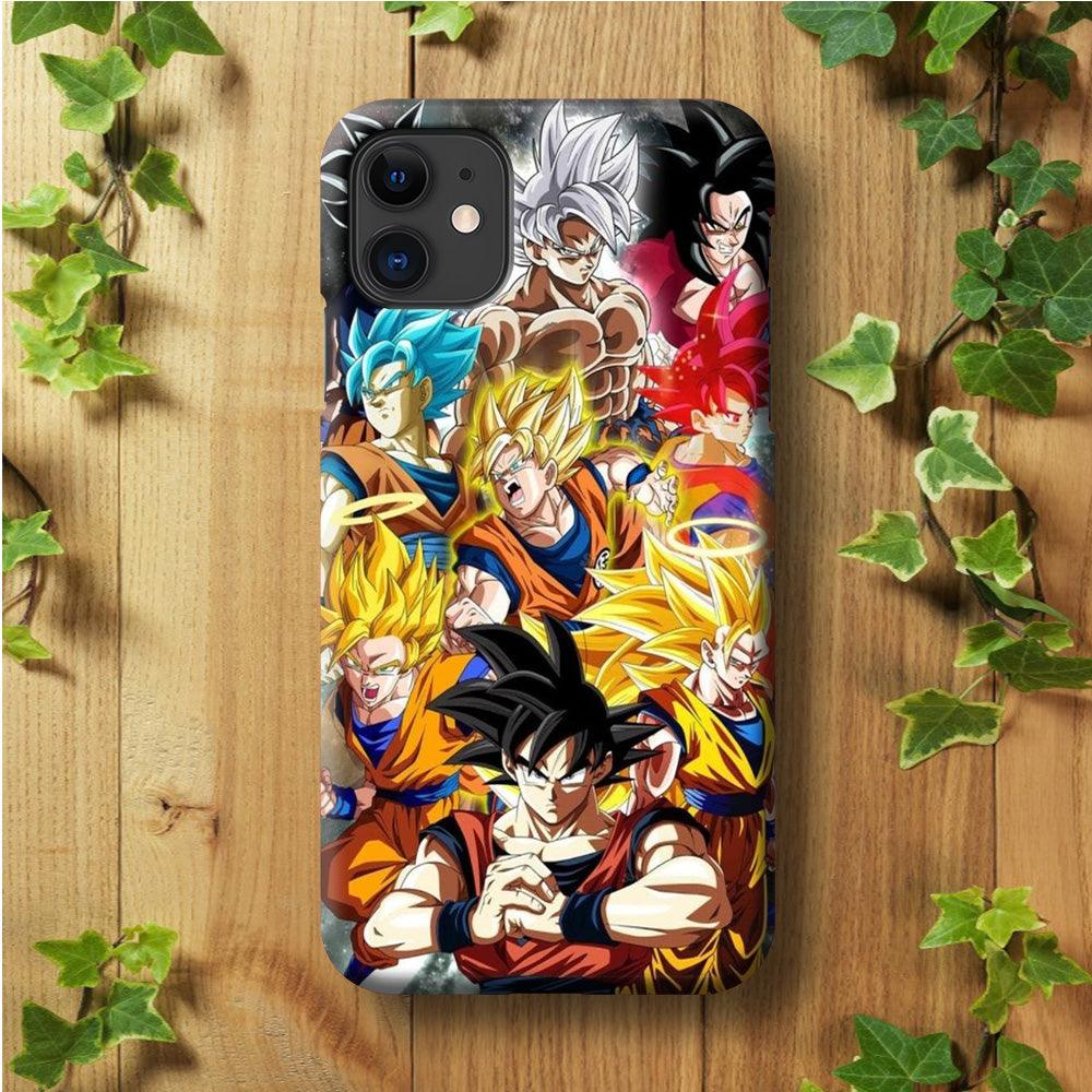 Dragon Ball - Goku 006 iPhone 11 Case-Plastic / Full Wrap (3D Case)-Xtracase