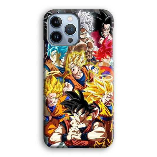 Dragon Ball - Goku 006 iPhone 13 Pro Case-Plastic / Full Wrap (3D Case)-Xtracase