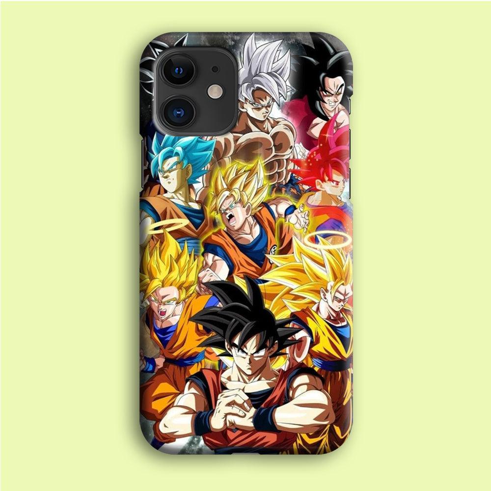 Dragon Ball - Goku 006 iPhone 12 Case-Plastic / Full Wrap (3D Case)-Xtracase