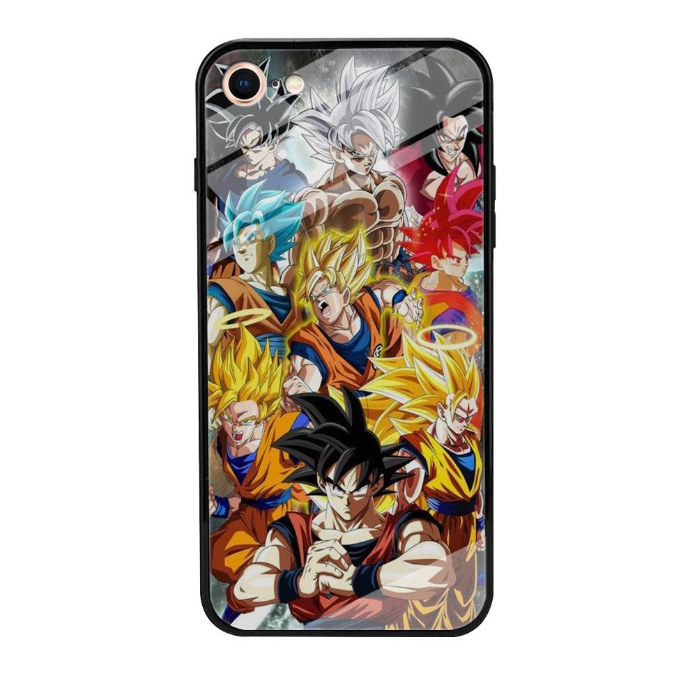 Dragon Ball - Goku 006 iPhone 7 Case-Tempered Glass Case-Xtracase