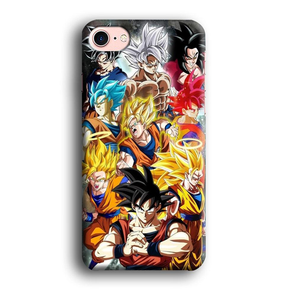 Dragon Ball - Goku 006 iPhone 7 Case-Plastic / Full Wrap (3D Case)-Xtracase