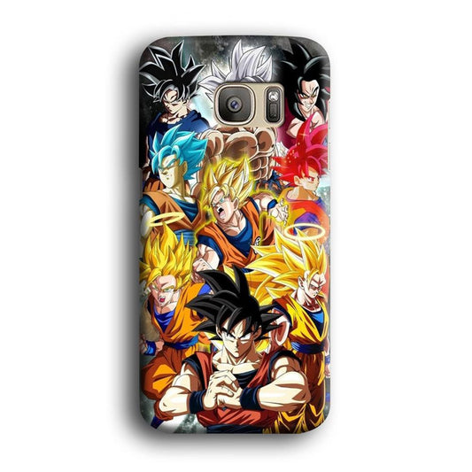 Dragon Ball - Goku 006 Samsung Galaxy S7 Edge Case-Plastic / Full Wrap (3D Case)-Xtracase