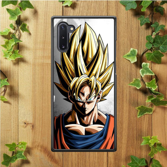 Dragon Ball - Goku 014 Samsung Galaxy Note 10 Case-Rubber / Black (2D Case)-Xtracase